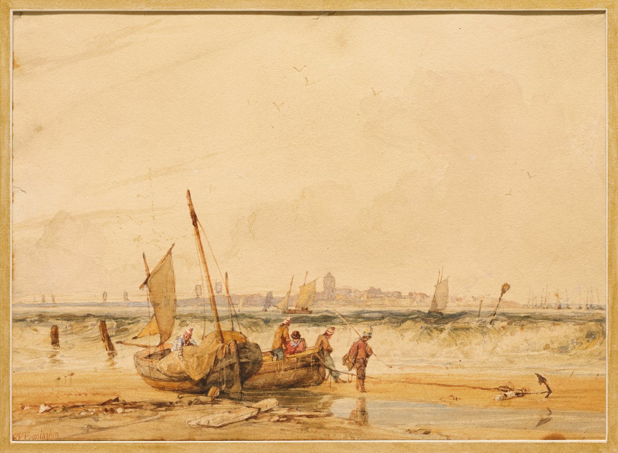 Le Crotoy by Richard Parkes Bonington