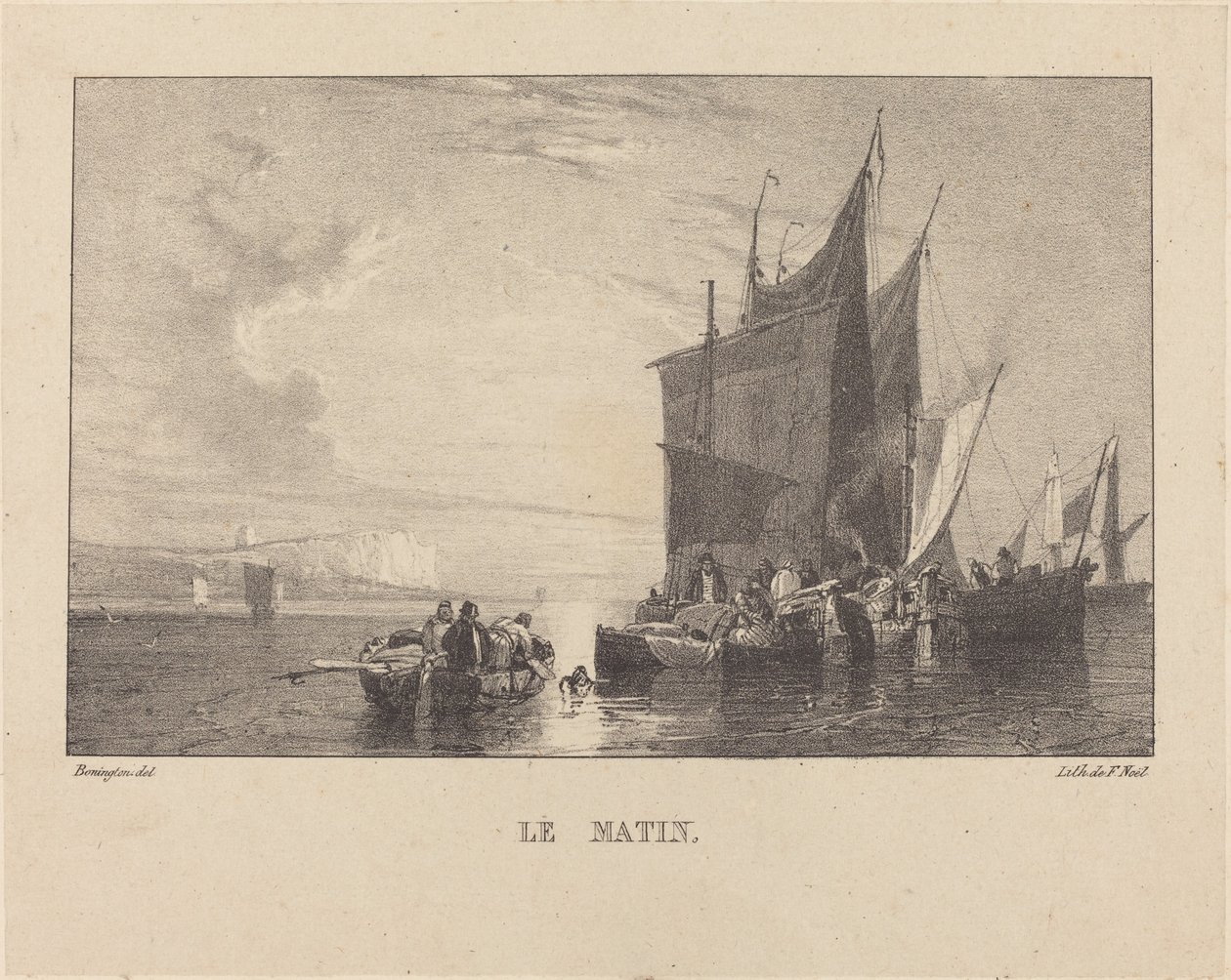 The Morning by Richard Parkes Bonington