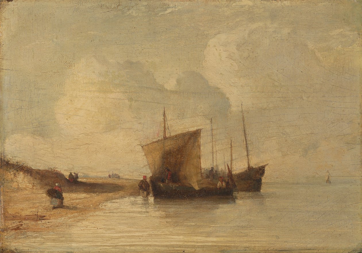 Normandy Coast by Richard Parkes Bonington