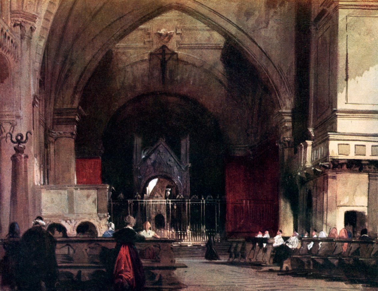 The Church of St Ambrogio, Milan by Richard Parkes Bonington