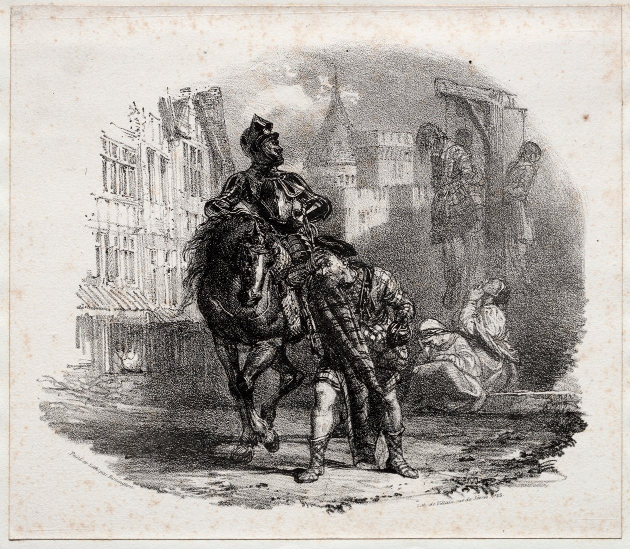 The Escape from Argyle Castle by Richard Parkes Bonington