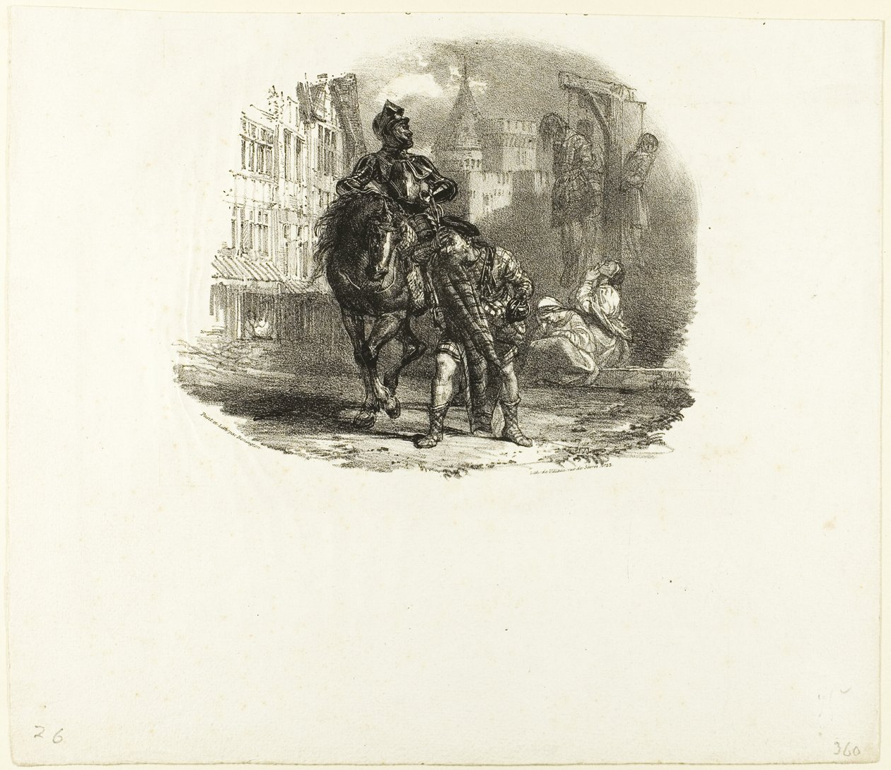 The Hanged by Richard Parkes Bonington