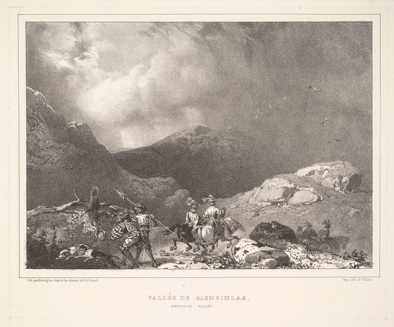 Glenfinlas Valley by Richard Parkes Bonington