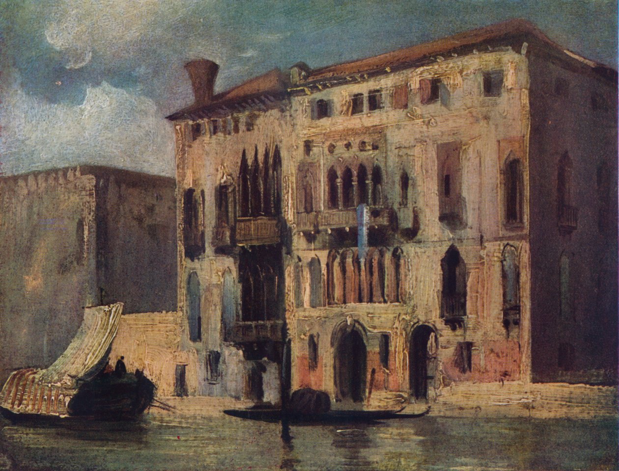 View on the Grand Canal, 19th century by Richard Parkes Bonington