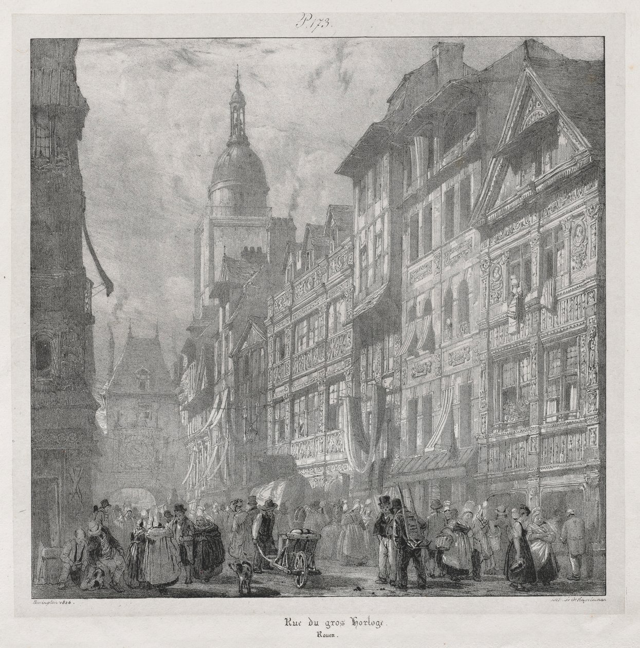 Picturesque and Romantic Voyages in Ancient France, Normandy, 1824 by Richard Parkes Bonington