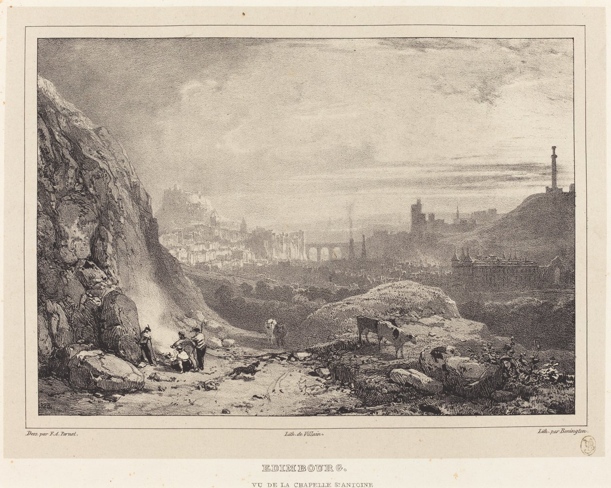 Edinburgh Seen from Saint Anthony