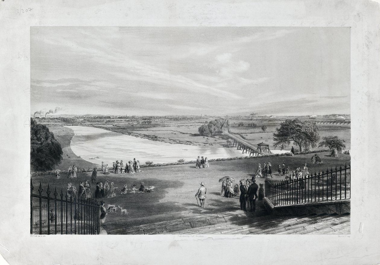 Avenham & Miller Park, c.1870 by Richard Parminter Cuff