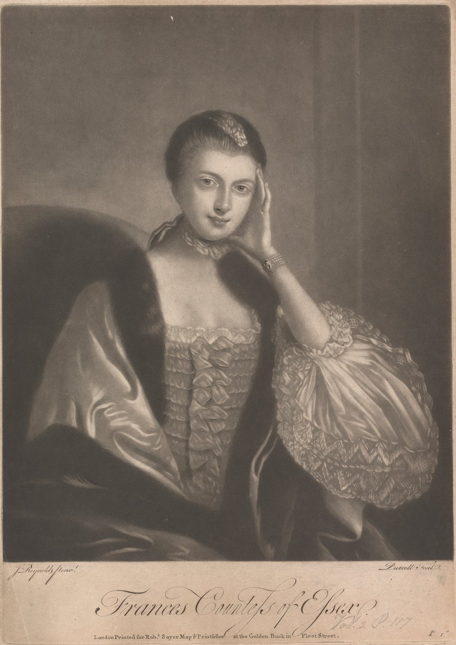 Frances Capell (née Hanbury-Williams), Countess of Essex by Richard Purcell