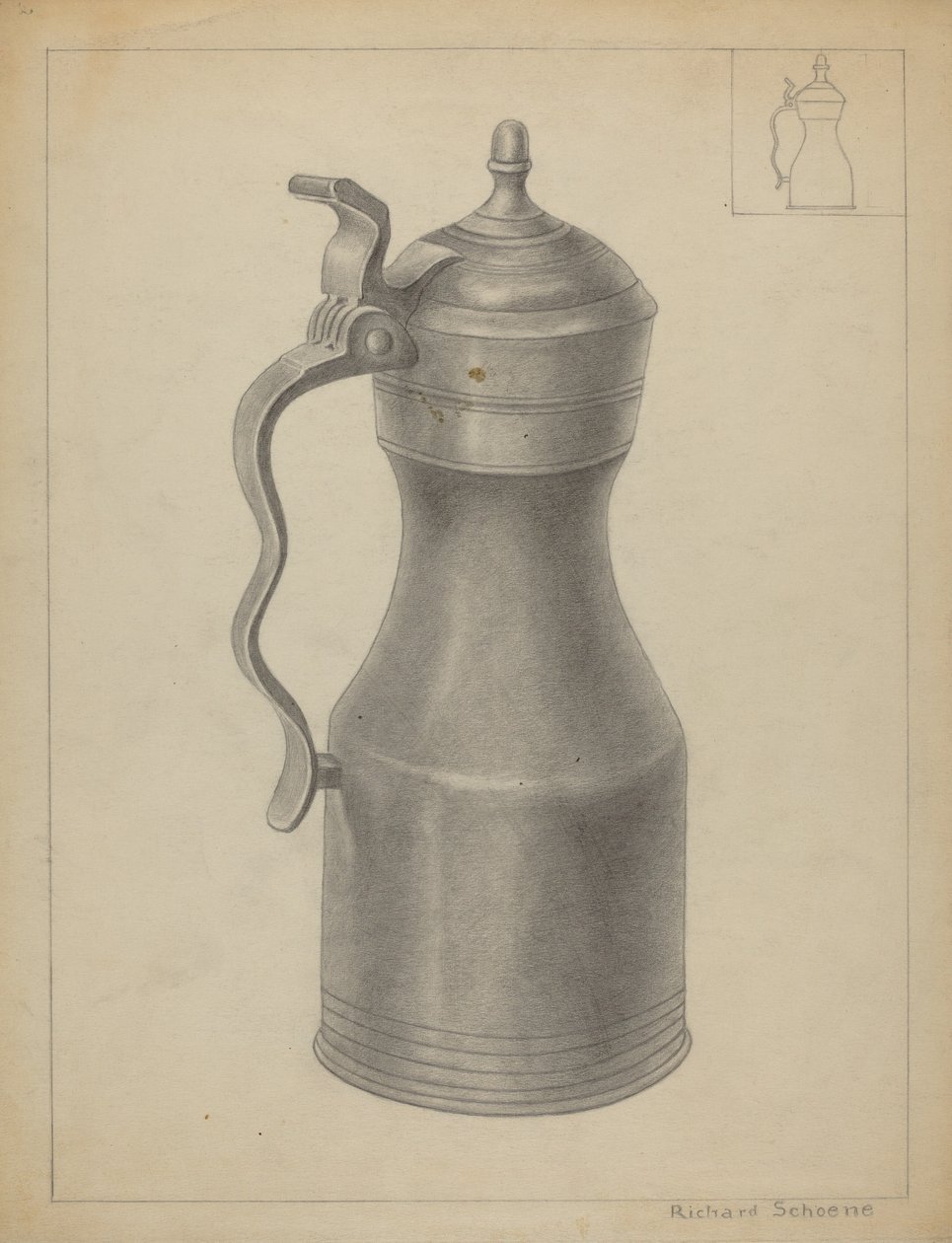 Pewter Tankard by Richard Schoene