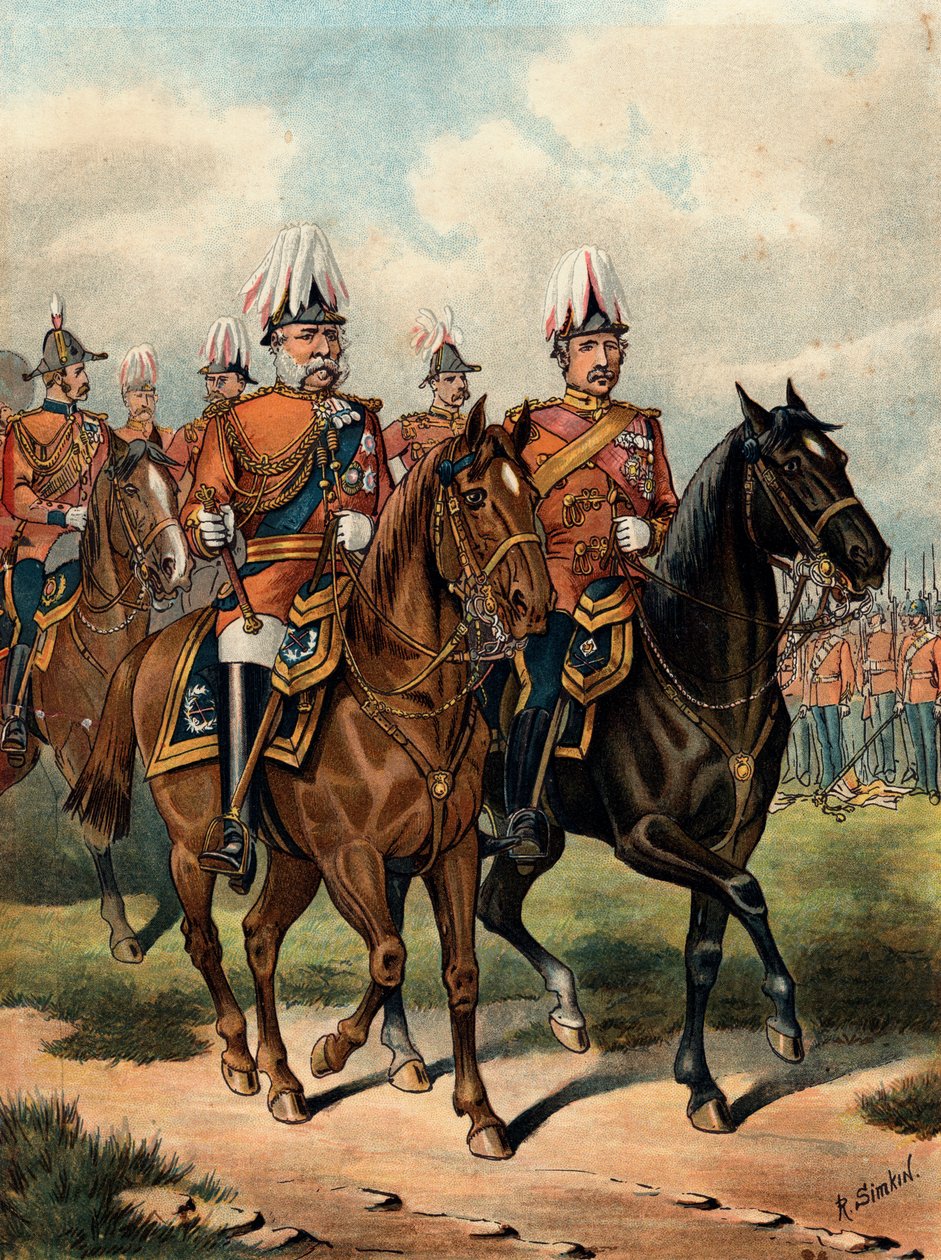 George William Frederick Charles, 2nd Duke of Cambridge, British Soldier by Richard Simkin