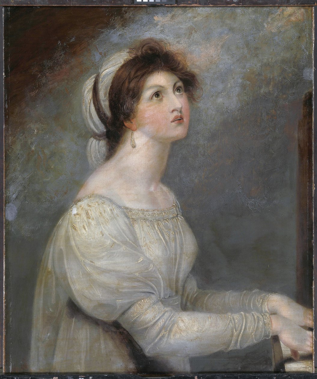 Lady Hamilton as Saint Cecilia by Richard Westall
