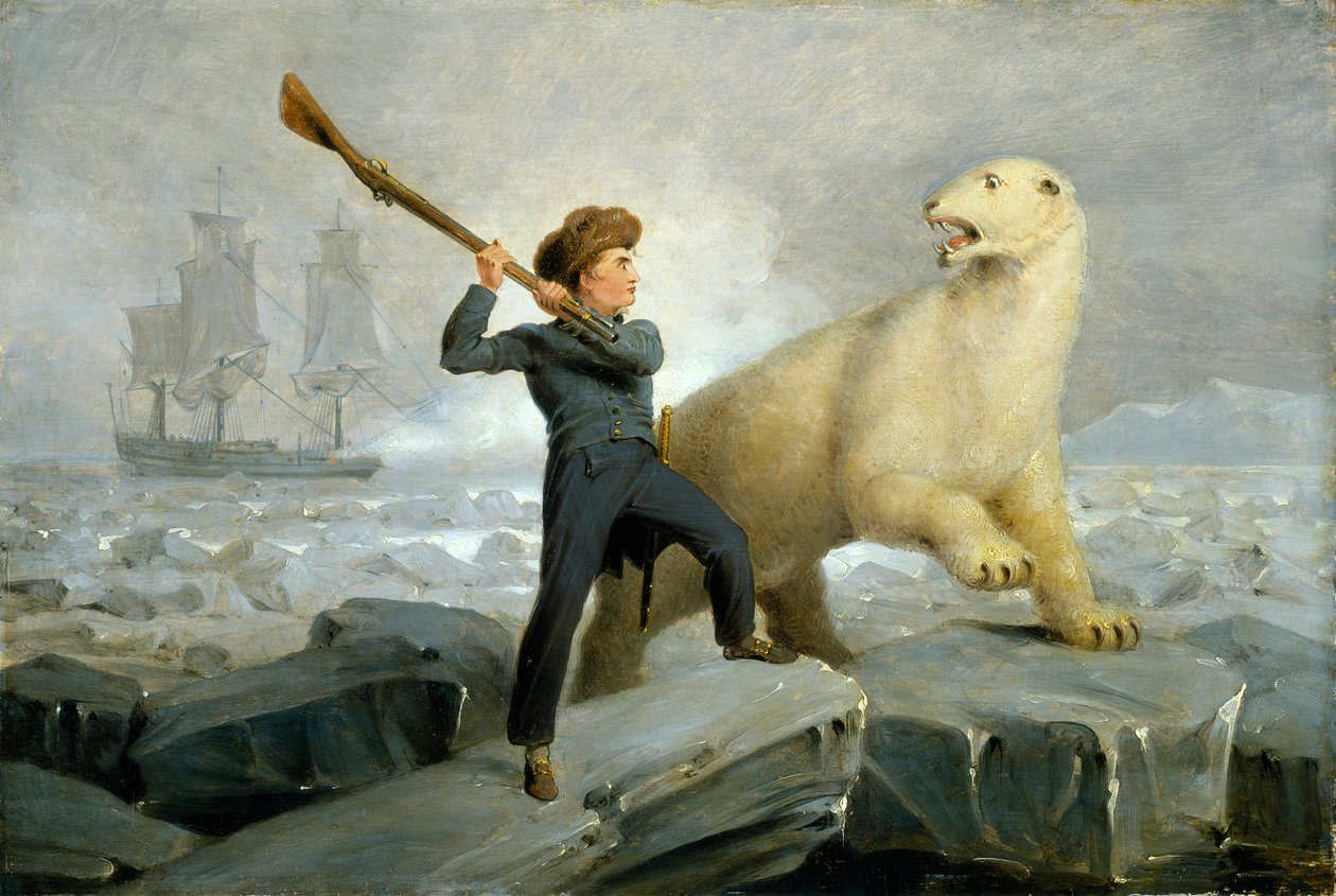 Nelson and the Bear, c.1806 by Richard Westall