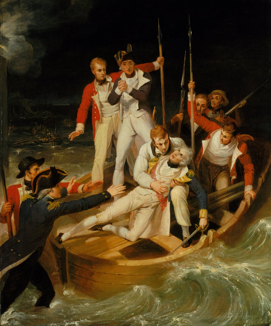 Nelson wounded at Tenerife, 24 July 1797 by Richard Westall