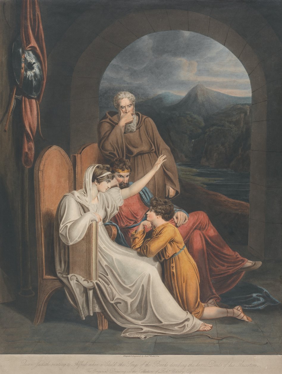 Queen Judith Reciting to Alfred as a Child by Richard Westall