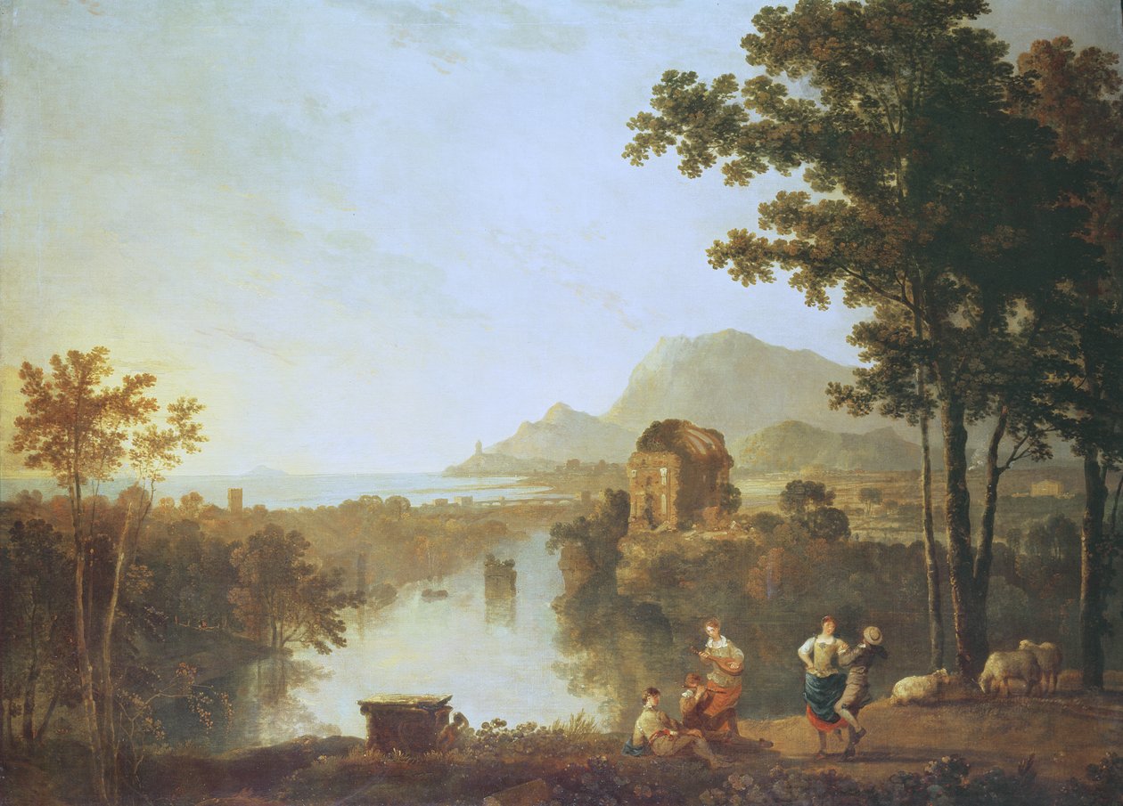 Extensive Coastal Landscape at Evening by Richard Wilson