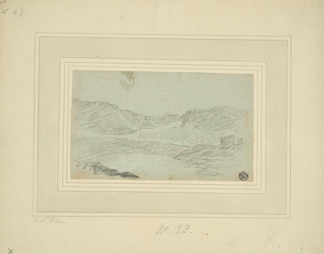 Hilly Landscape by Richard Wilson