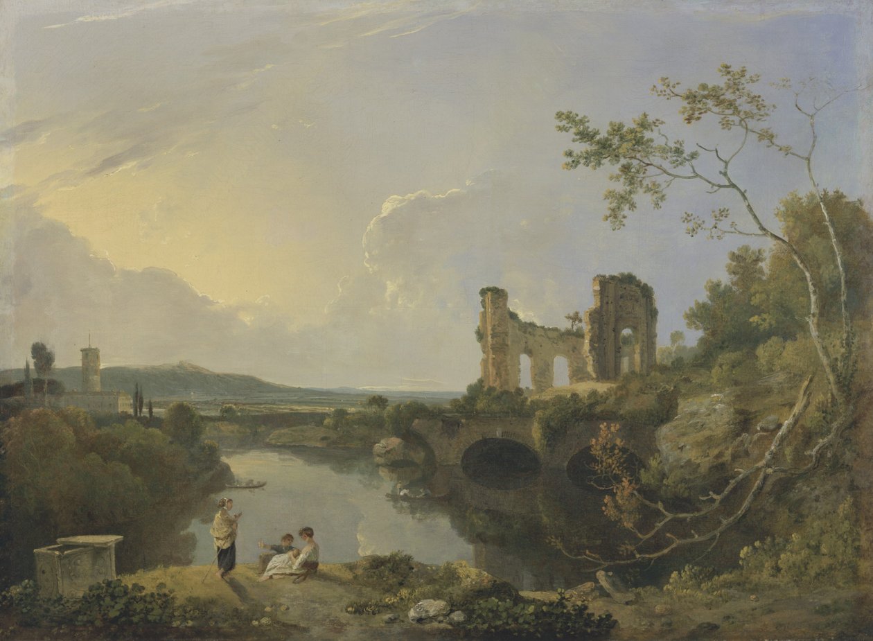 Italian Landscape (Morning), c.1760-65 by Richard Wilson
