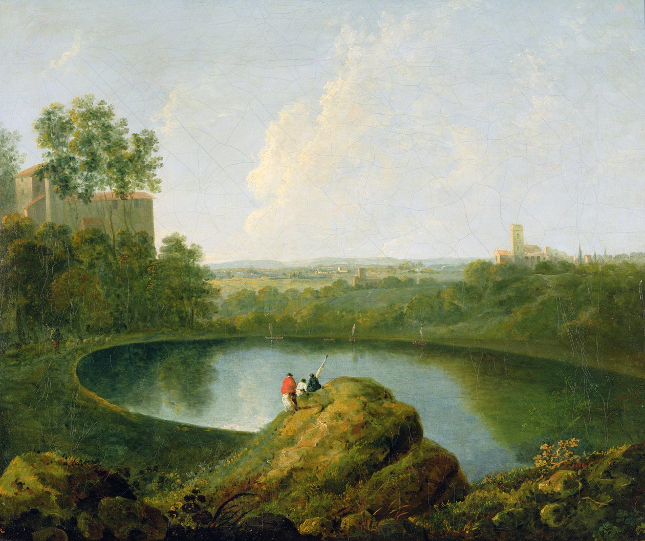 The Head of Lake Nemi by Richard Wilson