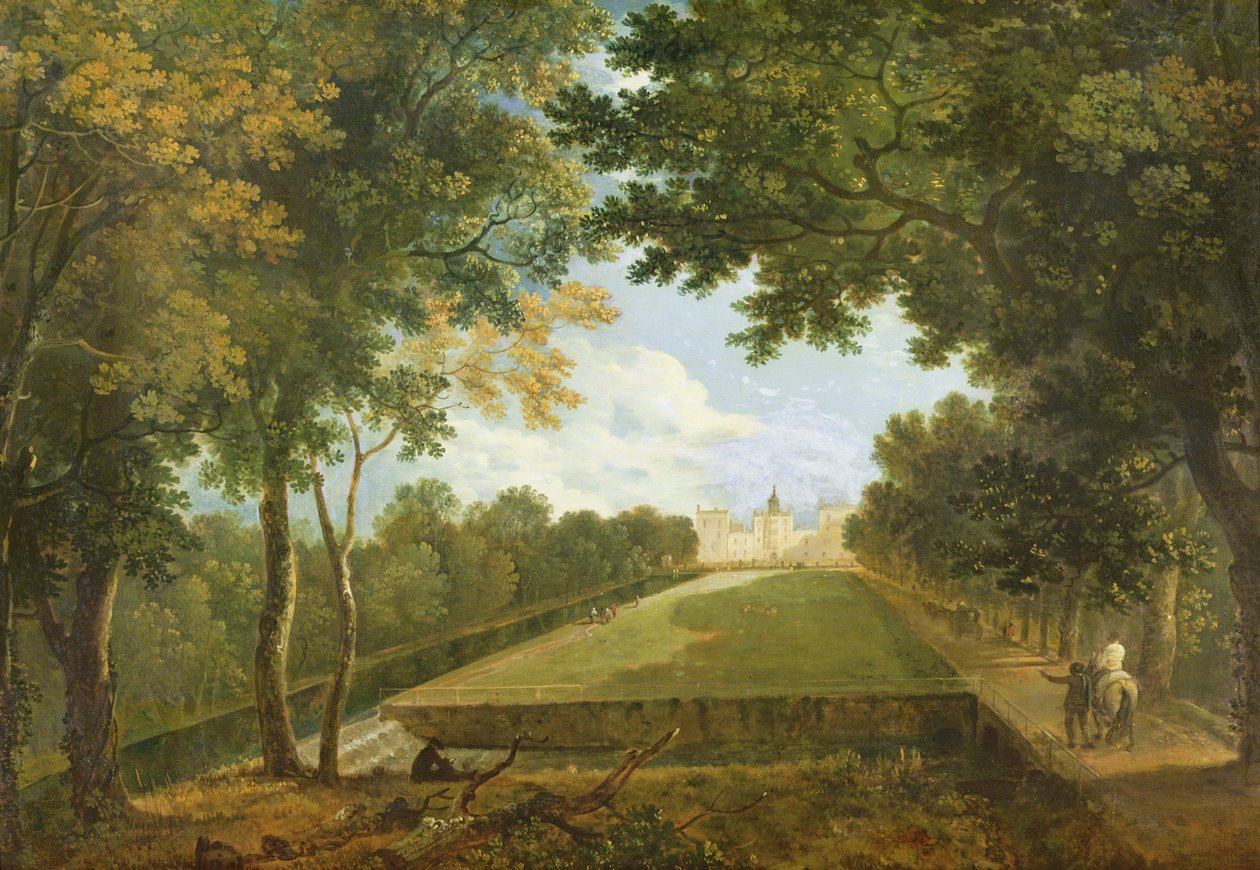 Wilton House, East view showing the old entrance by Richard Wilson
