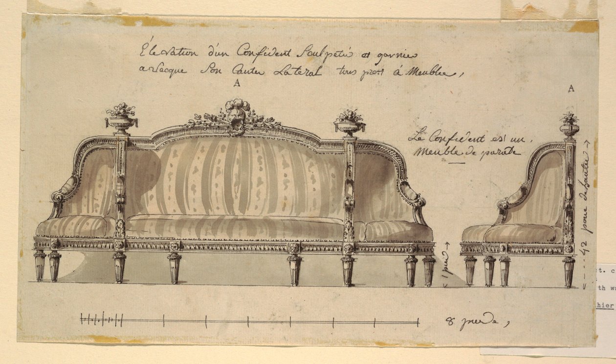 Design for a Confident, ca. 1780 by Richard de Lalonde
