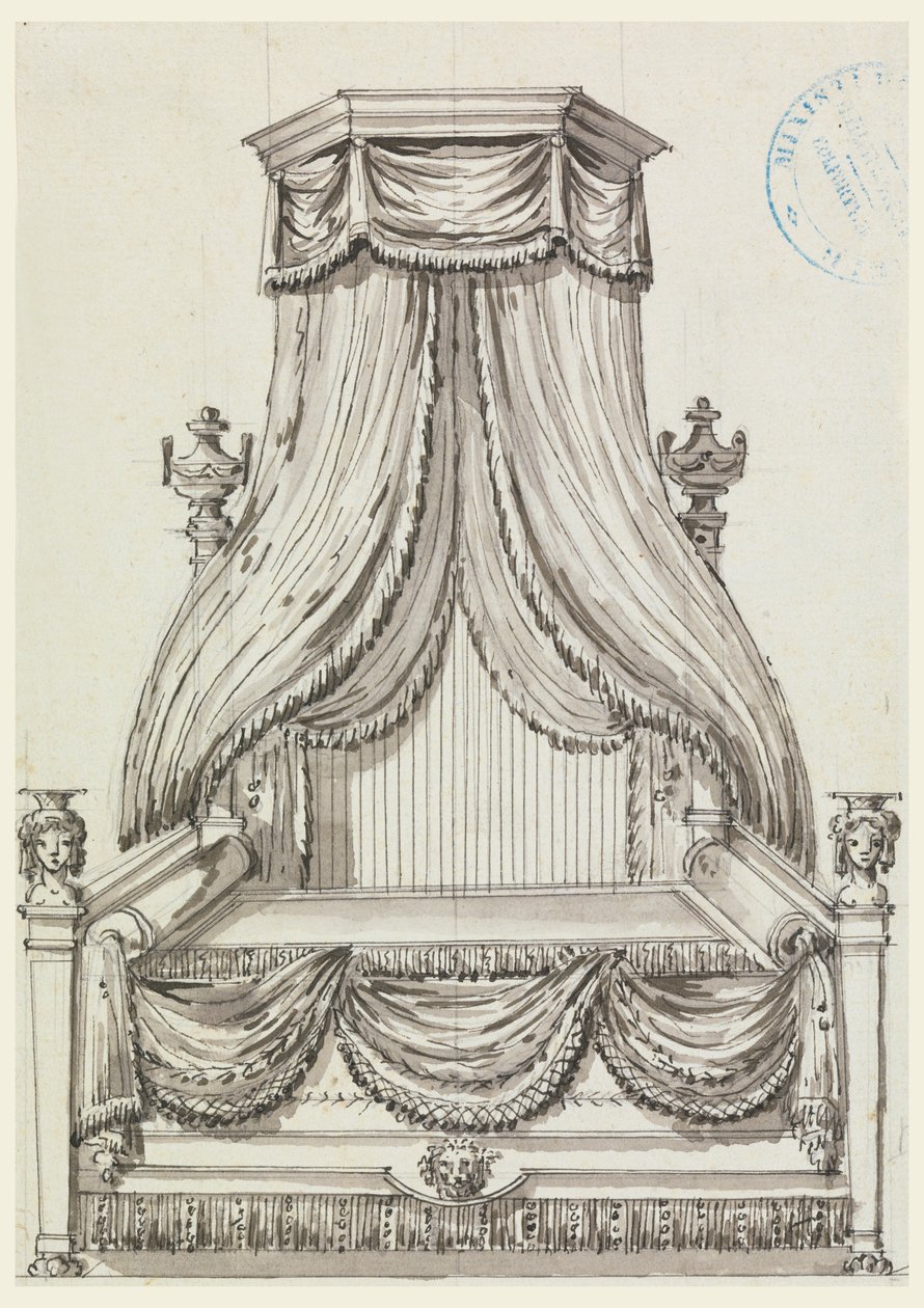 Original Drawing, Cahier VII, plate 3 by Richard de Lalonde