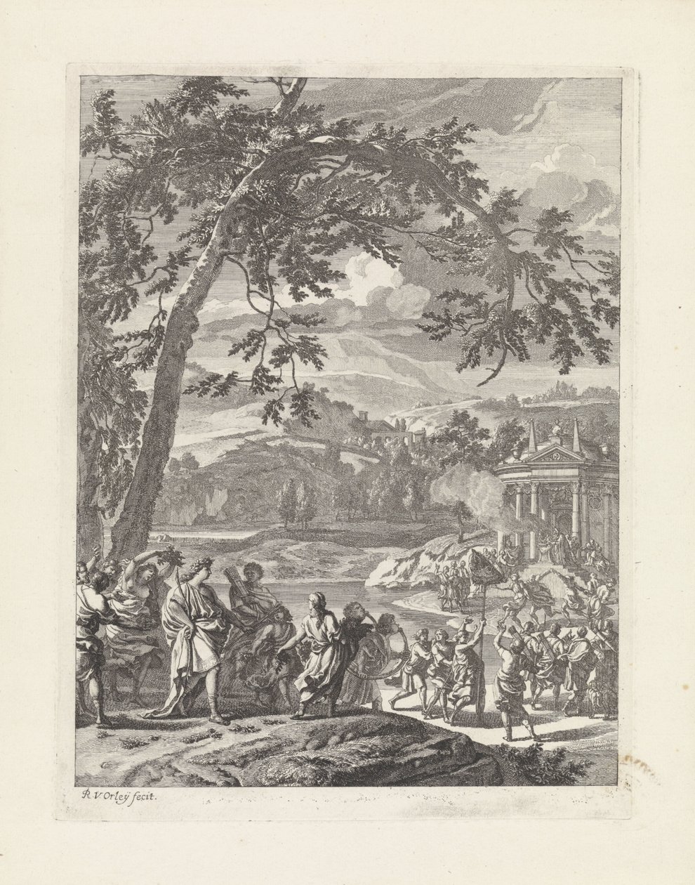 Silvio is Festively Welcomed (Il Pastor Fido) by Richard van Orley (II)