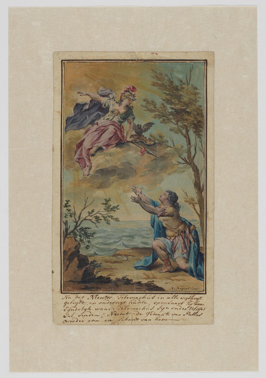 Mentor Bids Farewell to Telemachus (Telemachus Series) by Rienk Keyert