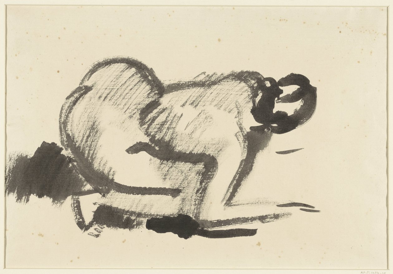 Crouching Naked Woman by Rik Wouters