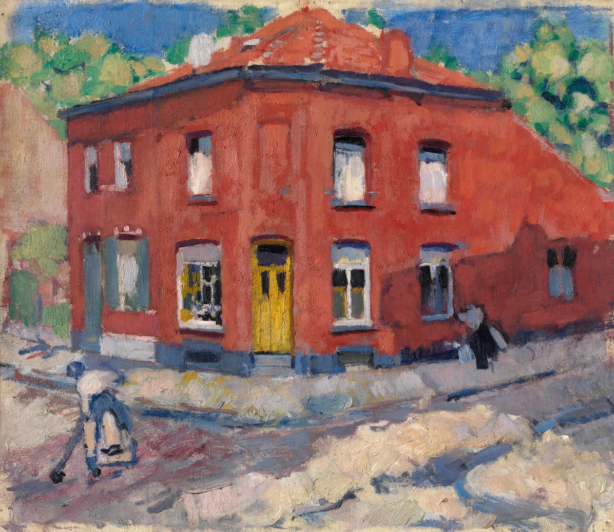 The Red House, Late Snow by Rik Wouters