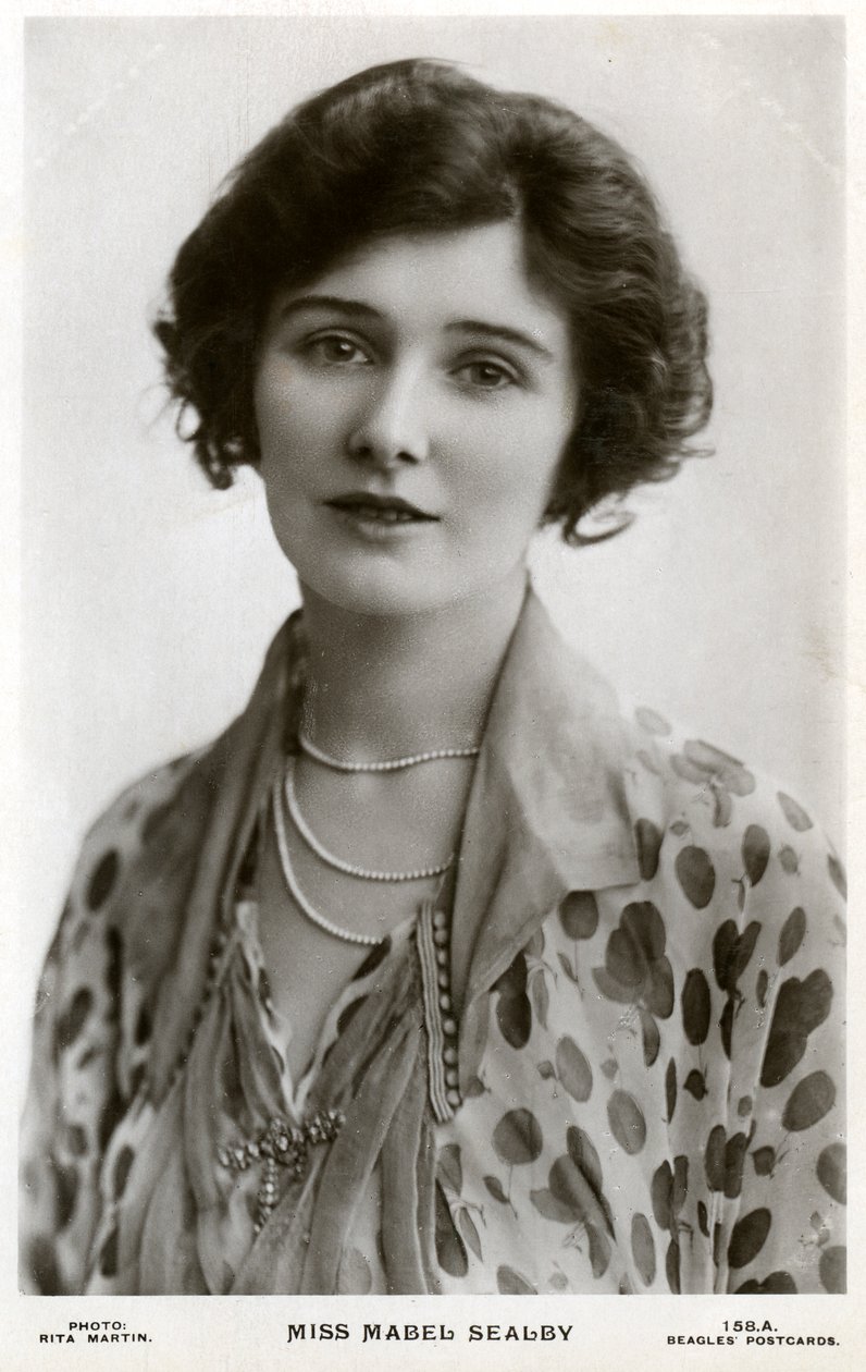 Mabel Sealby, British Actress by Rita Martin