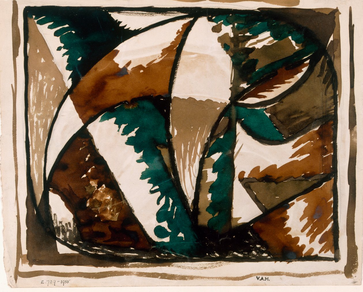 Stalking Bear, design for rug by Roald Kristian