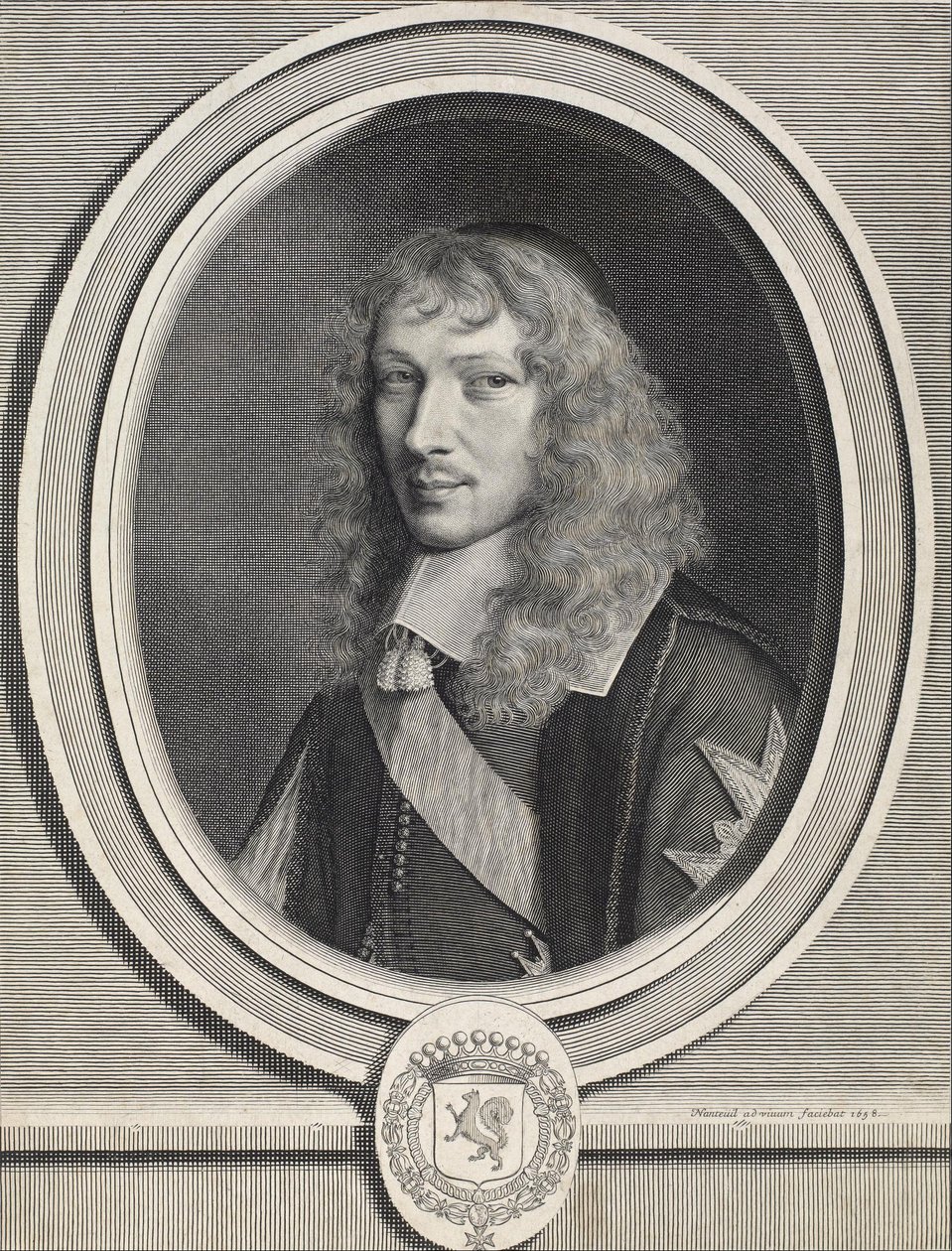 Cardinal Jules Mazarin by Robert Nanteuil
