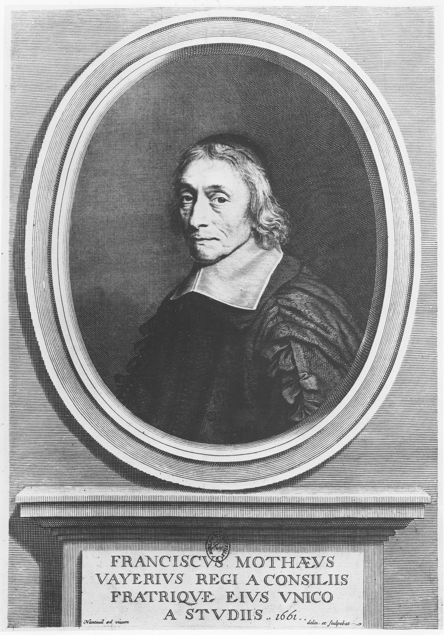 Portrait of François de La Mothe Le Vayer by Robert Nanteuil
