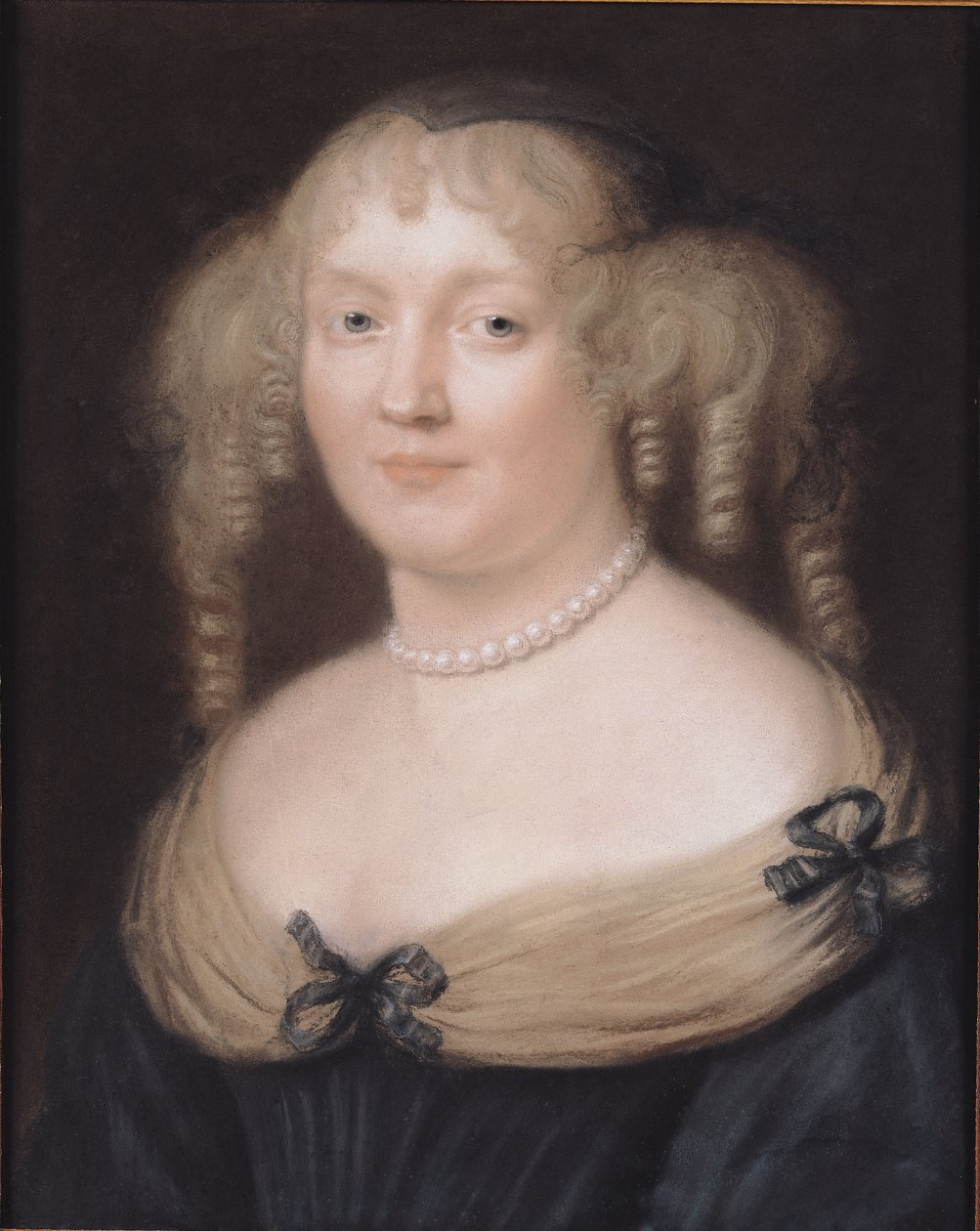 Portrait of Marie de Rabutin-Chantal, Marquise de Sevigne by Robert Nanteuil