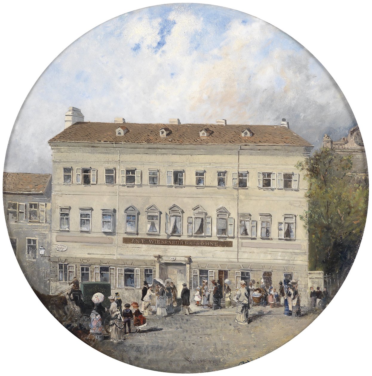 Ant. Wiesenburg and Sons, Zieglergasse 19 by Robert Alott