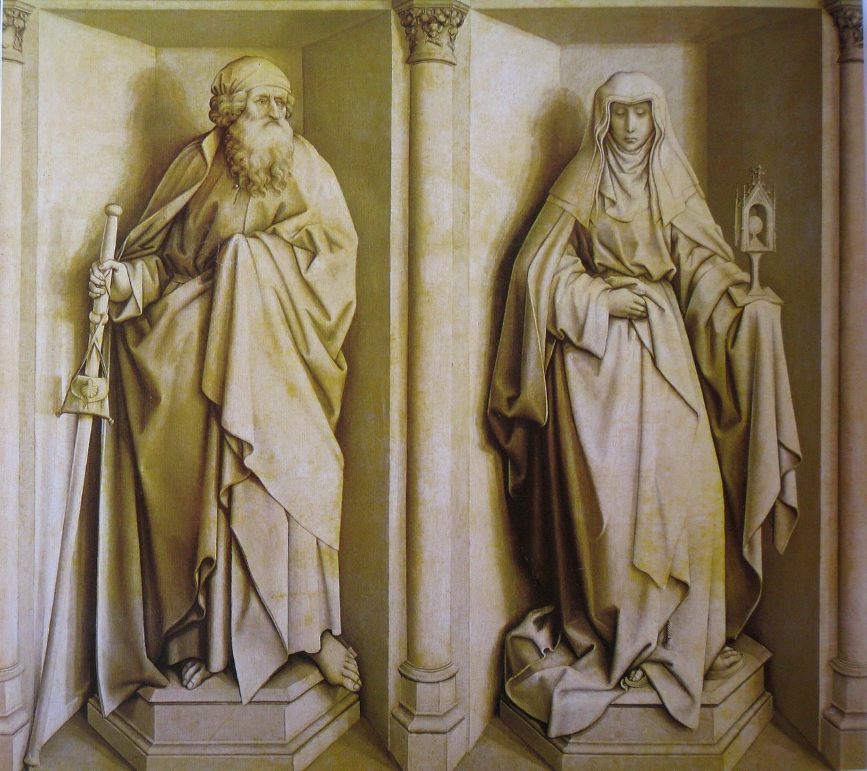 Saint James and Saint Clare by Robert Campin