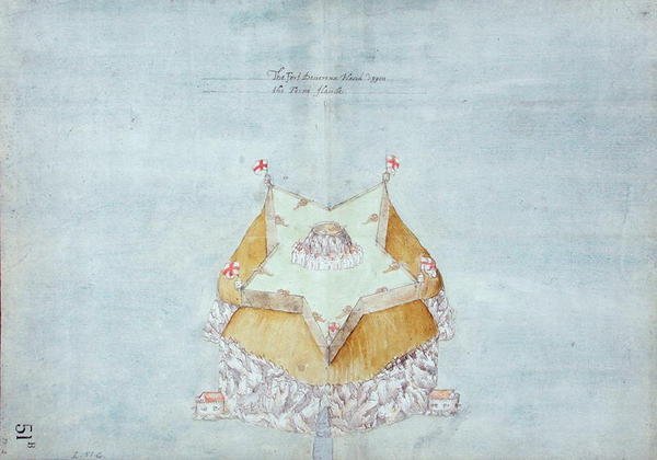 The Fort Devereux Placed Upon the Ferne Island by Robert Devereux