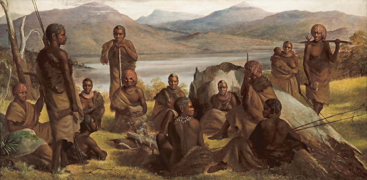 Group of Natives of Tasmania by Robert Dowling