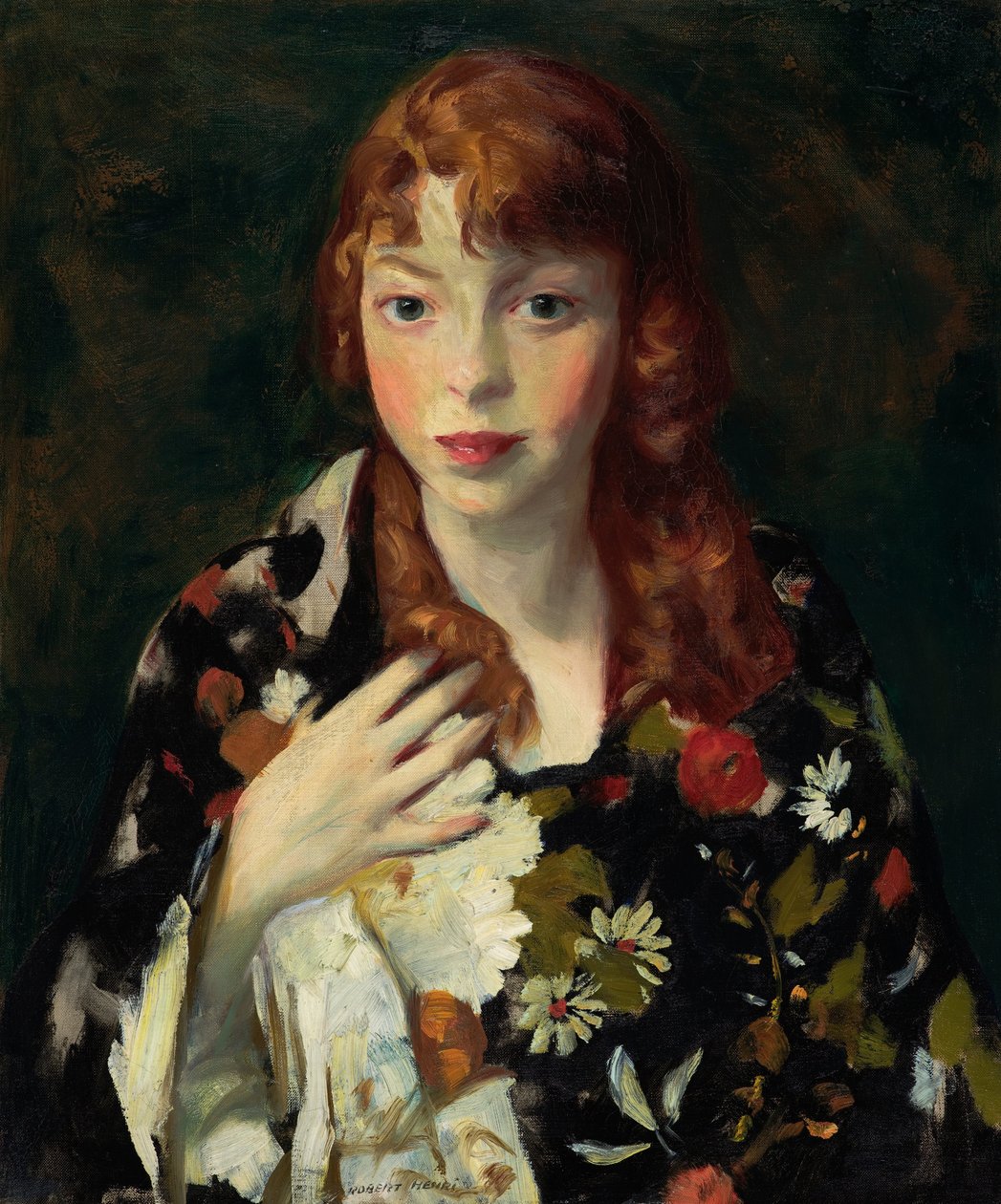 Edna Smith in a Japanese Wrap by Robert Cozad Henri