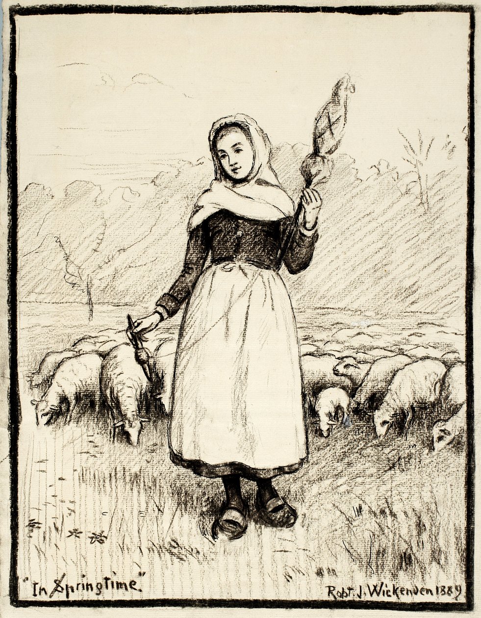 In Springtime, 1889 by Robert J. Wickenden