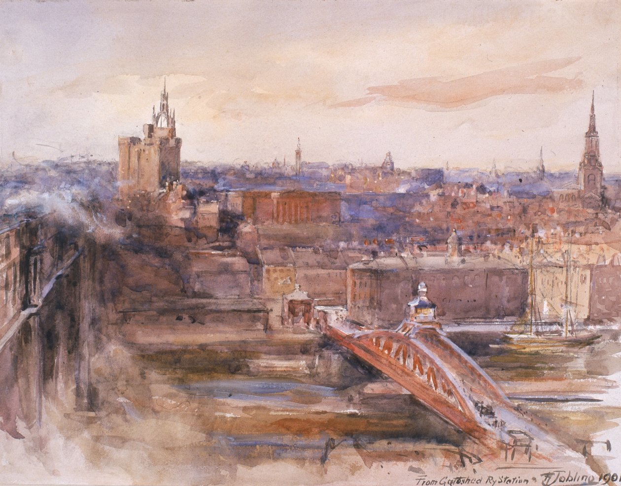 From Gateshead Railway Station by Robert Jobling