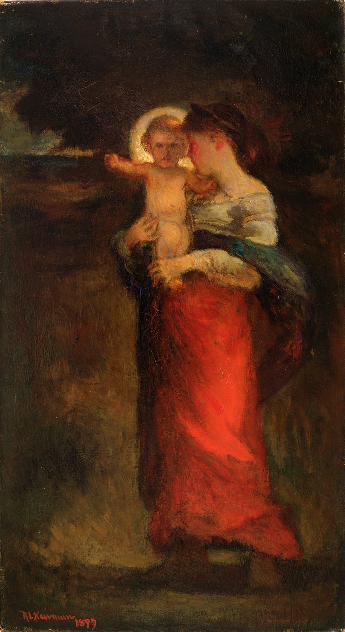 Madonna and Child, 1897 by Robert Loftin Newman
