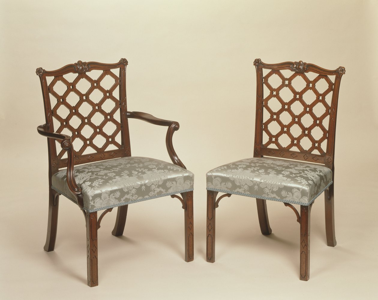 A Pair of George III Dining Chairs by Robert Manwaring