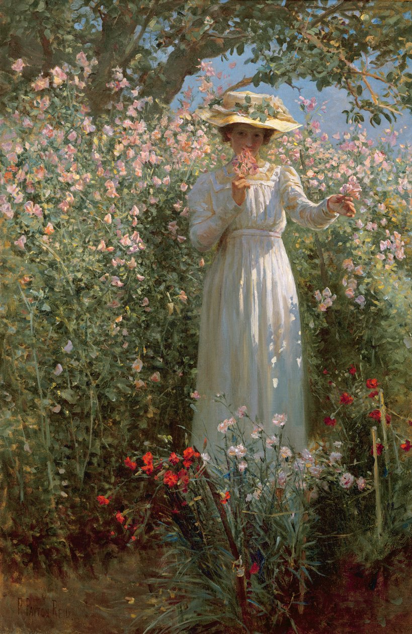 Among the Flowers by Robert Payton Reid