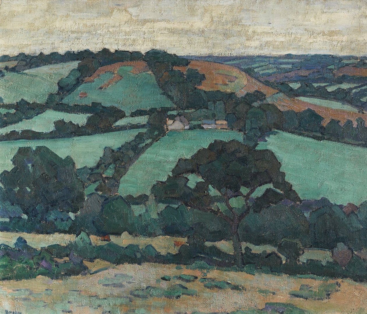 Brimley Hill, Devon by Robert Polhill Bevan