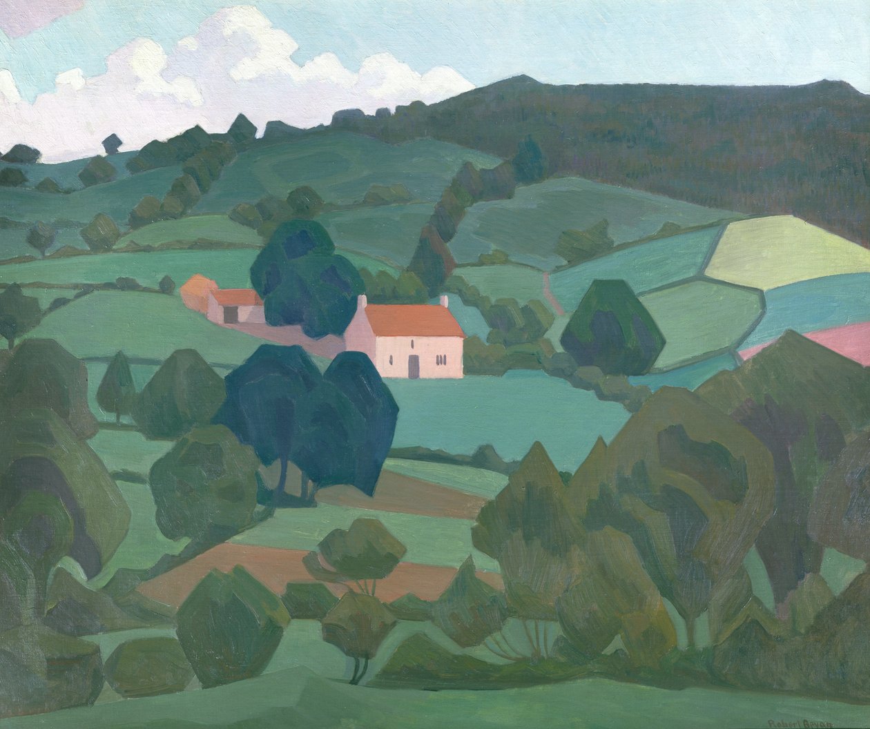 Burford Farm, Devon by Robert Polhill Bevan