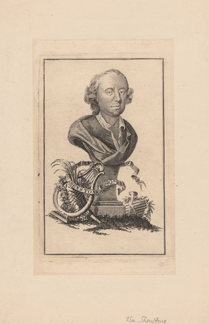 William Shenstone, c.1764 by Robert Pranker