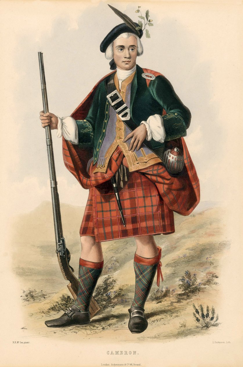 Cameron, from The Clans of the Scottish Highlands by Robert Ronald McIan