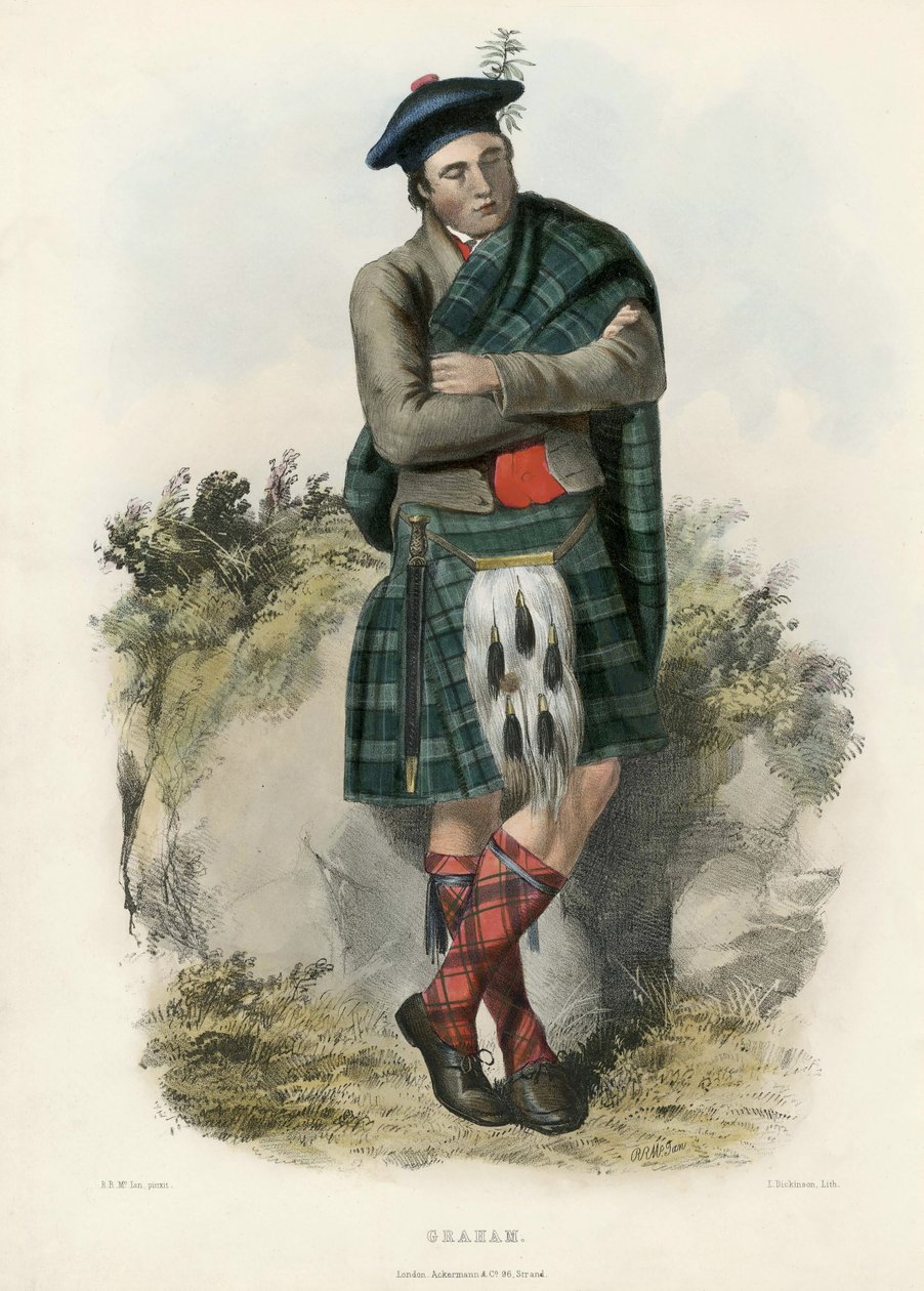 Graham, from The Clans of the Scottish Highlands by Robert Ronald McIan
