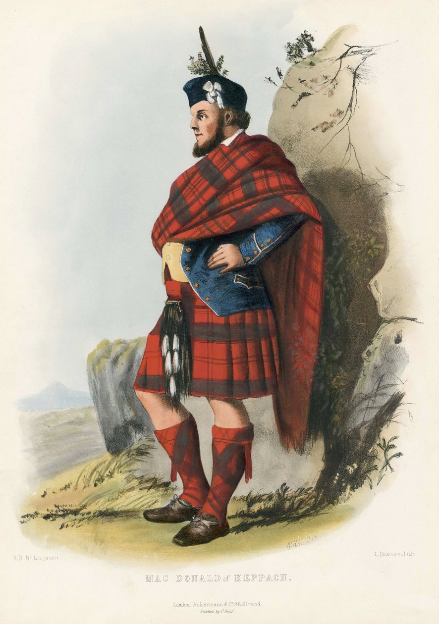 Mac Donald of Keppagh, from The Clans of the Scottish Highlands by Robert Ronald McIan